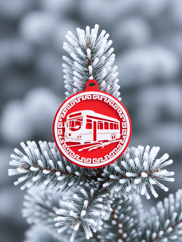 3D Printed Fluorescent Train-Themed Ornament, Vintage Style, Bold Color Contrast, 7cm, Home Decor, Bag Accessory, Festive Decoration